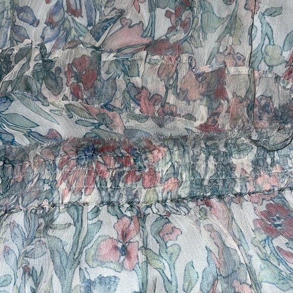 LoveShackFancy‎ Skirt Benicia Ruffle Mini in Mystical Foliage - Picture 5 of 5